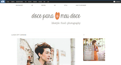 Desktop Screenshot of doceparaomeudoce.com